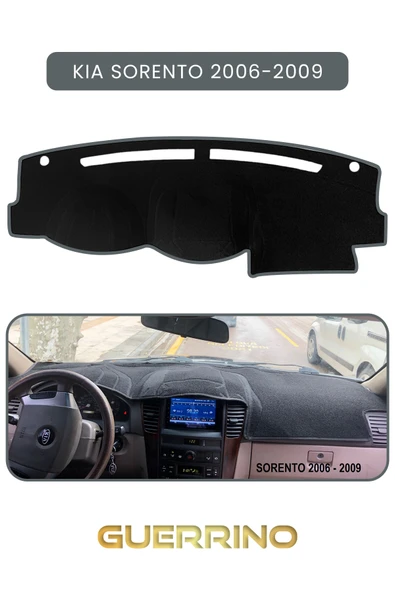 KİA SORENTO 2006-2009TORPİDO KORUMA KILIFI GRİ KENAR ürün görseli 1