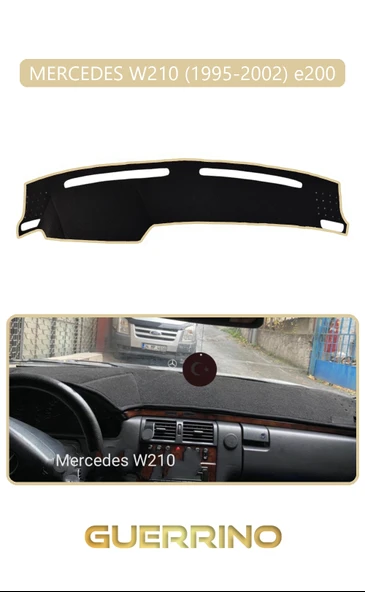 MERCEDES W210 1995-2002 e200TORPİDO KORUMA KILIFI BEJ KENAR ürün görseli 1