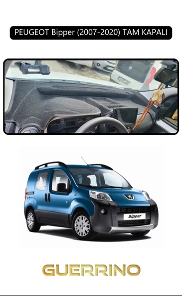 PEUGEOT Bipper (2007-2020) TAM KAPALITORPİDO KORUMA KILIFI SİYAH KENAR ürün görseli 1