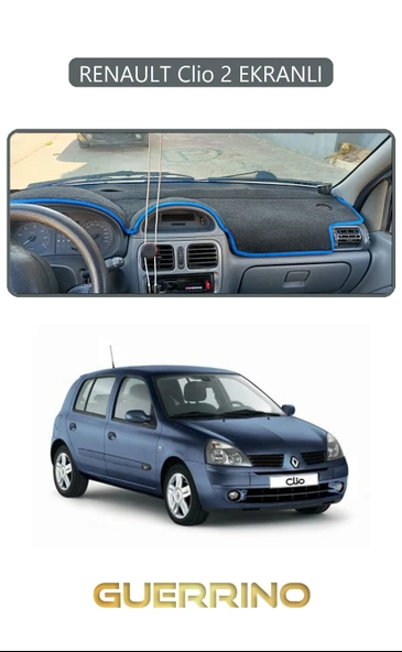 RENAULT Clio 2 EKRANLITORPİDO KORUMA KILIFI GRİ KENAR ürün görseli 1