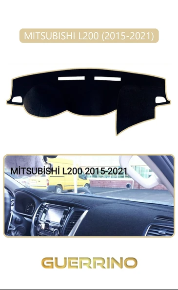 MITSUBISHI L200 2015-2021TORPİDO KORUMA KILIFI BEJ KENAR ürün görseli 1