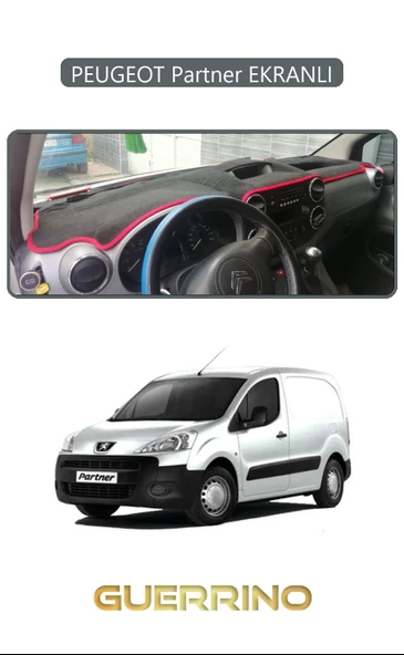 PEUGEOT Partner EKRANLITORPİDO KORUMA KILIFI GRİ KENAR ürün görseli 1