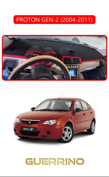 PROTON GEN-2 (2004-2011)TORPİDO KORUMA KILIFI KIRMIZI KENAR ürün görseli 1