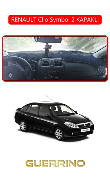 RENAULT Clio Symbol 2 KAPAKLITORPİDO KORUMA KILIFI KIRMIZI KENAR ürün görseli 1