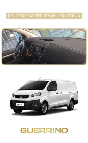 PEUGEOT EXPERT TRAVELLER 2018+TORPİDO KORUMA KILIFI BEJ KENAR ürün görseli 1