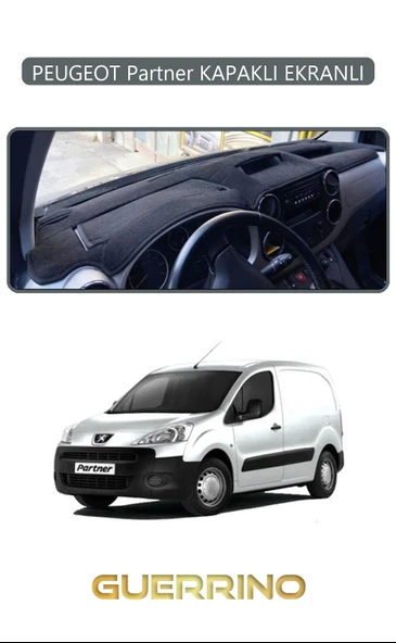 PEUGEOT Partner KAPAKLI EKRANLITORPİDO KORUMA KILIFI GRİ KENAR ürün görseli 1