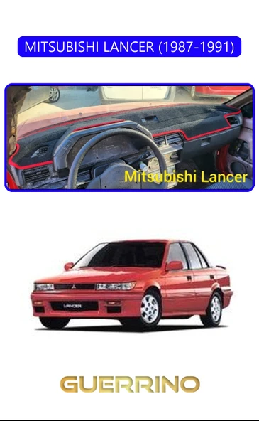 MITSUBISHI LANCER 1987-1991TORPİDO KORUMA KILIFI MAVİ KENAR ürün görseli 1