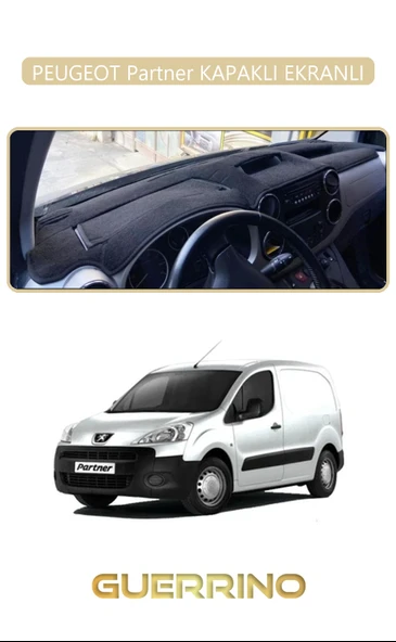 PEUGEOT Partner KAPAKLI EKRANLITORPİDO KORUMA KILIFI BEJ KENAR ürün görseli 1