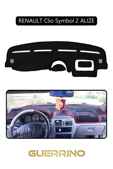 RENAULT Clio Symbol 2 ALIZETORPİDO KORUMA KILIFI SİYAH KENAR ürün görseli 1