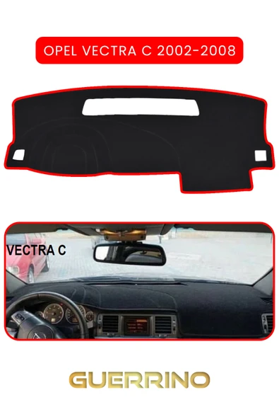 OPEL Vectra C 2002-2008 TORPİDO KORUMA KILIFI KIRMIZI KENAR ürün görseli 1