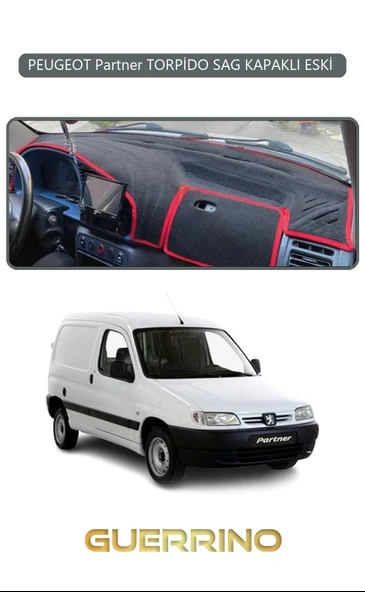 PEUGEOT Partner TORPİDO SAG KAPAKLI ESKİ TORPİDO KORUMA KILIFI GRİ KENAR ürün görseli 1
