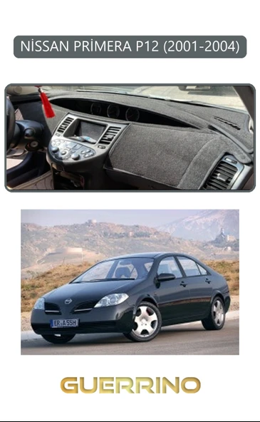 NİSSAN PRİMERA P12 2001-2004TORPİDO KORUMA KILIFI GRİ KENAR ürün görseli 1