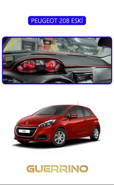 PEUGEOT 208 ESKİTORPİDO KORUMA KILIFI MAVİ KENAR ürün görseli 1