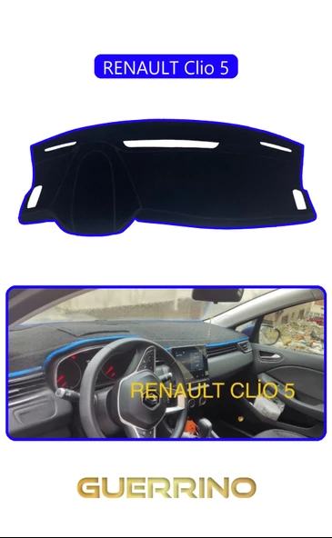 RENAULT Clio 5TORPİDO KORUMA KILIFI MAVİ KENAR ürün görseli 1