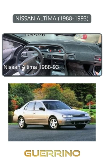 NİSSAN ALTİMA 1988-1993TORPİDO KORUMA KILIFI GRİ KENAR ürün görseli 1