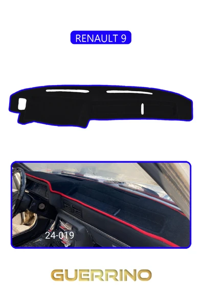 RENAULT 9 TORPİDO KORUMA KILIFI MAVİ KENAR ürün görseli 1