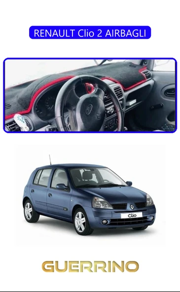 RENAULT Clio 2 AIRBAGLITORPİDO KORUMA KILIFI MAVİ KENAR ürün görseli 1