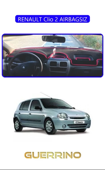 RENAULT Clio 2 AIRBAGSIZTORPİDO KORUMA KILIFI MAVİ KENAR ürün görseli 1