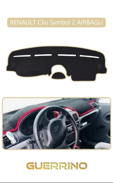 RENAULT Clio Symbol 2 AIRBAGLITORPİDO KORUMA KILIFI BEJ KENAR ürün görseli 1
