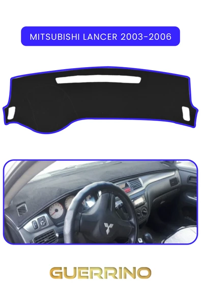 MITSUBISHI LANCER 2003-2006TORPİDO KORUMA KILIFI MAVİ KENAR ürün görseli 1