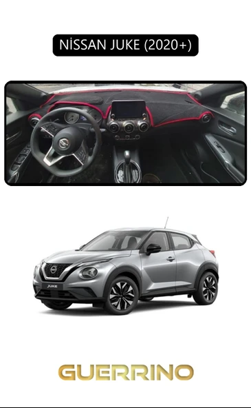 NİSSAN JUKE 2020+TORPİDO KORUMA KILIFI SİYAH KENAR ürün görseli 1