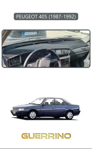 PEUGEOT 405 (1987-1992) ;TORPİDO KORUMA KILIFI GRİ KENAR ürün görseli 1