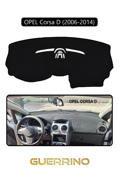 OPEL Corsa D (2006-2014)TORPİDO KORUMA KILIFI SİYAH KENAR ürün görseli 1