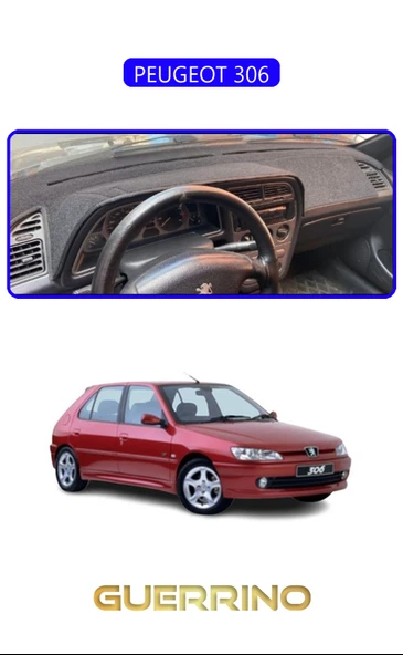 PEUGEOT 306TORPİDO KORUMA KILIFI MAVİ KENAR ürün görseli 1