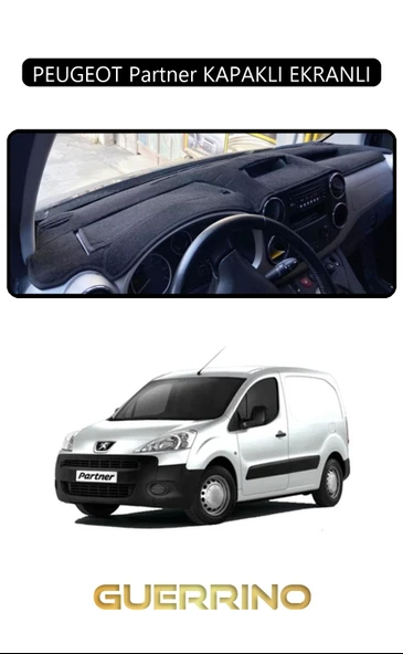 PEUGEOT Partner KAPAKLI EKRANLITORPİDO KORUMA KILIFI SİYAH KENAR ürün görseli 1
