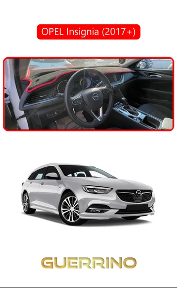 OPEL Insignia (2017 + )TORPİDO KORUMA KILIFI KIRMIZI KENAR ürün görseli 1