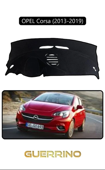 OPEL Corsa (2013-2019)TORPİDO KORUMA KILIFI SİYAH KENAR ürün görseli 1
