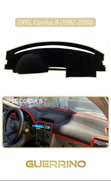 OPEL Corsa B  COMBO B (1992-2000)TORPİDO KORUMA KILIFI BEJ KENAR ürün görseli 1