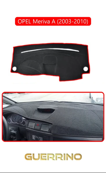 OPEL Meriva A (2003-2010)TORPİDO KORUMA KILIFI KIRMIZI KENAR ürün görseli 1