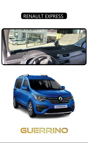RENAULT EXPRESS TORPİDO KORUMA KILIFI SİYAH KENAR ürün görseli 1
