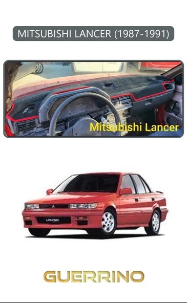 MITSUBISHI LANCER 1987-1991TORPİDO KORUMA KILIFI GRİ KENAR ürün görseli 1