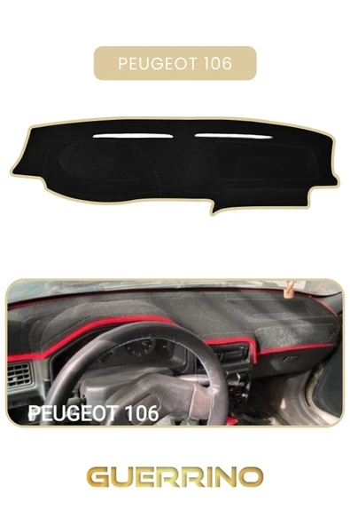 PEUGEOT 106 TORPİDO KORUMA KILIFI BEJ KENAR ürün görseli 1