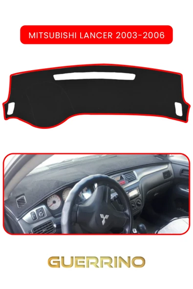 MITSUBISHI LANCER 2003-2006TORPİDO KORUMA KILIFI KIRMIZI KENAR ürün görseli 1