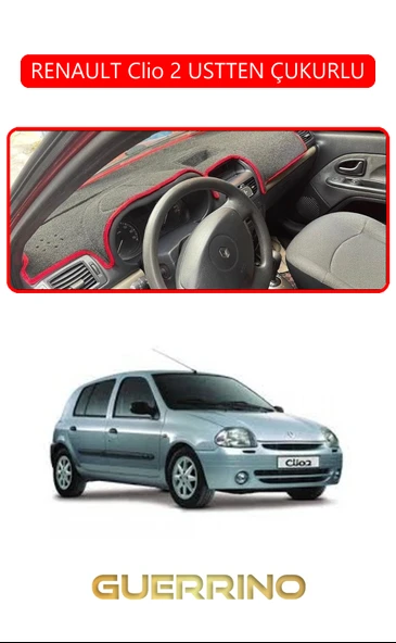 RENAULT Clio 2 USTTEN ÇUKURLUTORPİDO KORUMA KILIFI KIRMIZI KENAR ürün görseli 1