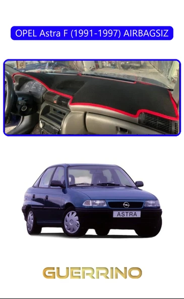 OPEL Astra F 1991-1997 AIRBAGSIZTORPİDO KORUMA KILIFI MAVİ KENAR ürün görseli 1