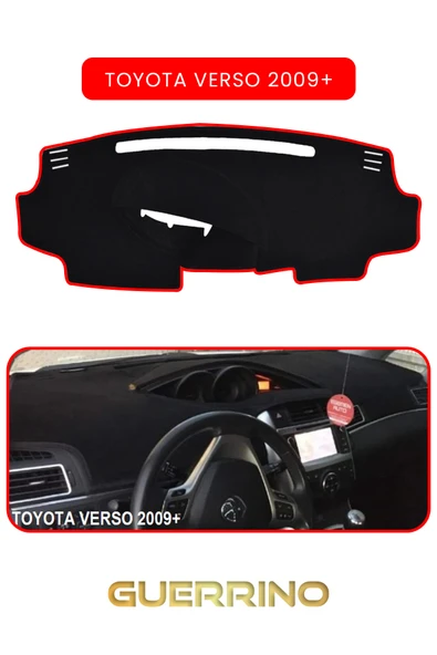 TOYOTA Verso (2009+)TORPİDO KORUMA KILIFI KIRMIZI KENAR ürün görseli 1