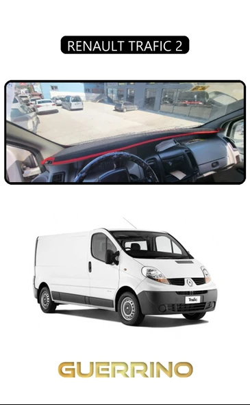 RENAULT TRAFIC 2TORPİDO KORUMA KILIFI SİYAH KENAR ürün görseli 1