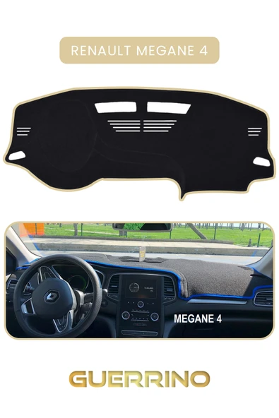 RENAULT Megane 4 TORPİDO KORUMA KILIFI BEJ KENAR ürün görseli 1