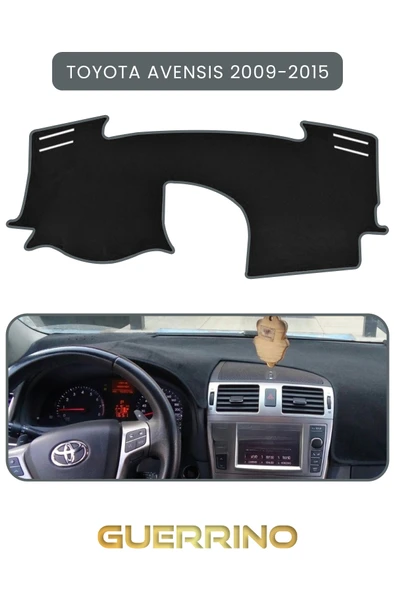 TOYOTA Avensis (2009-2015)TORPİDO KORUMA KILIFI GRİ KENAR ürün görseli 1