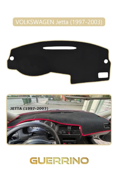 VOLKSWAGEN Jetta (1997-2003) TORPİDO KORUMA KILIFI BEJ KENAR ürün görseli 1