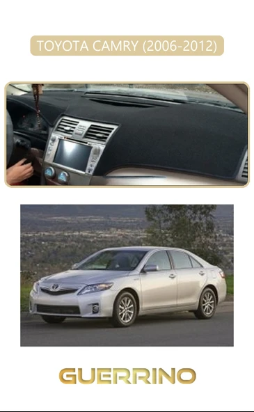 TOYOTA CAMRY (2006-2012)TORPİDO KORUMA KILIFI BEJ KENAR ürün görseli 1