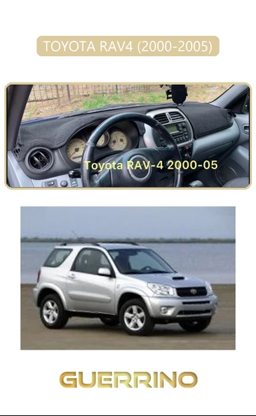 TOYOTA RAV4 (2000-2005)TORPİDO KORUMA KILIFI BEJ KENAR ürün görseli 1