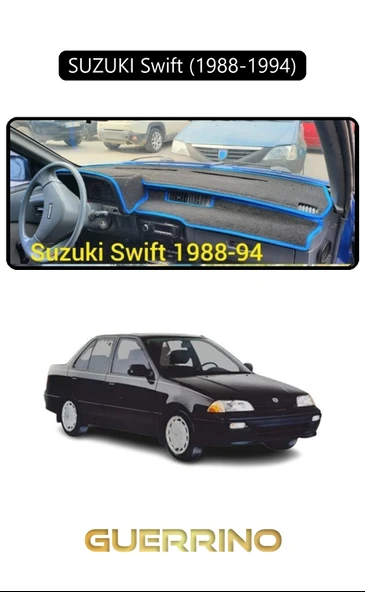 SUZUKI Swift  (1988-1994)TORPİDO KORUMA KILIFI SİYAH KENAR ürün görseli 1