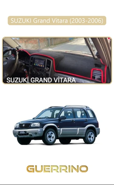 SUZUKI Grand Vitara (2003-2006) TORPİDO KORUMA KILIFI BEJ KENAR ürün görseli 1