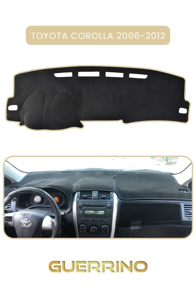 TOYOTA Corolla (2006-2012) TORPİDO KORUMA KILIFI BEJ KENAR ürün görseli 1