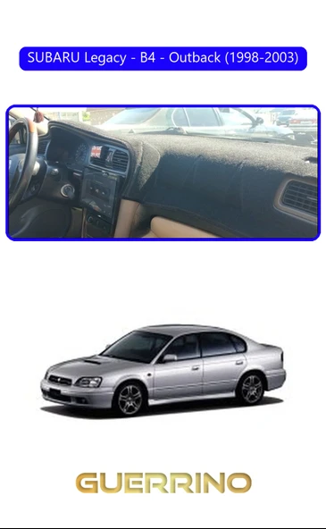 SUBARU Legacy / B4 / Outback (1998-2003)TORPİDO KORUMA KILIFI MAVİ KENAR ürün görseli 1